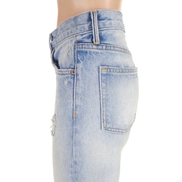 GRLFRND Karolina High-Rise Raw Edge Jeans 24 XXS Dont Cry Daddy $225 - Picture 7 of 16